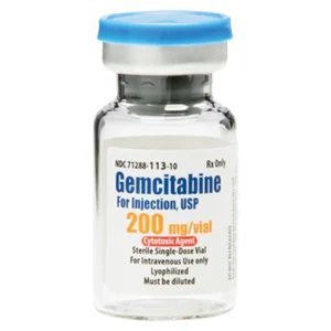 Gemcitabine 200mg injection vial Gemontu Onko Kocsel Turkey